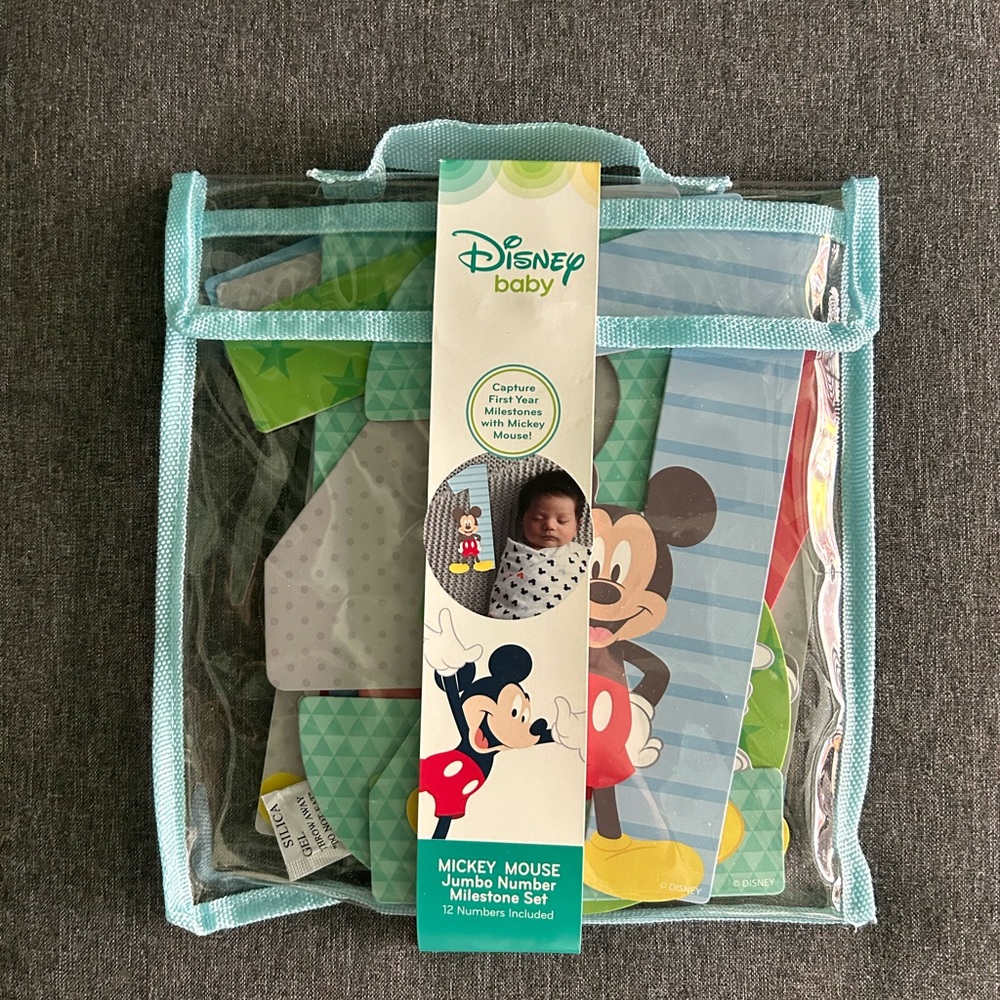 Disney baby number milestone set. Never used!